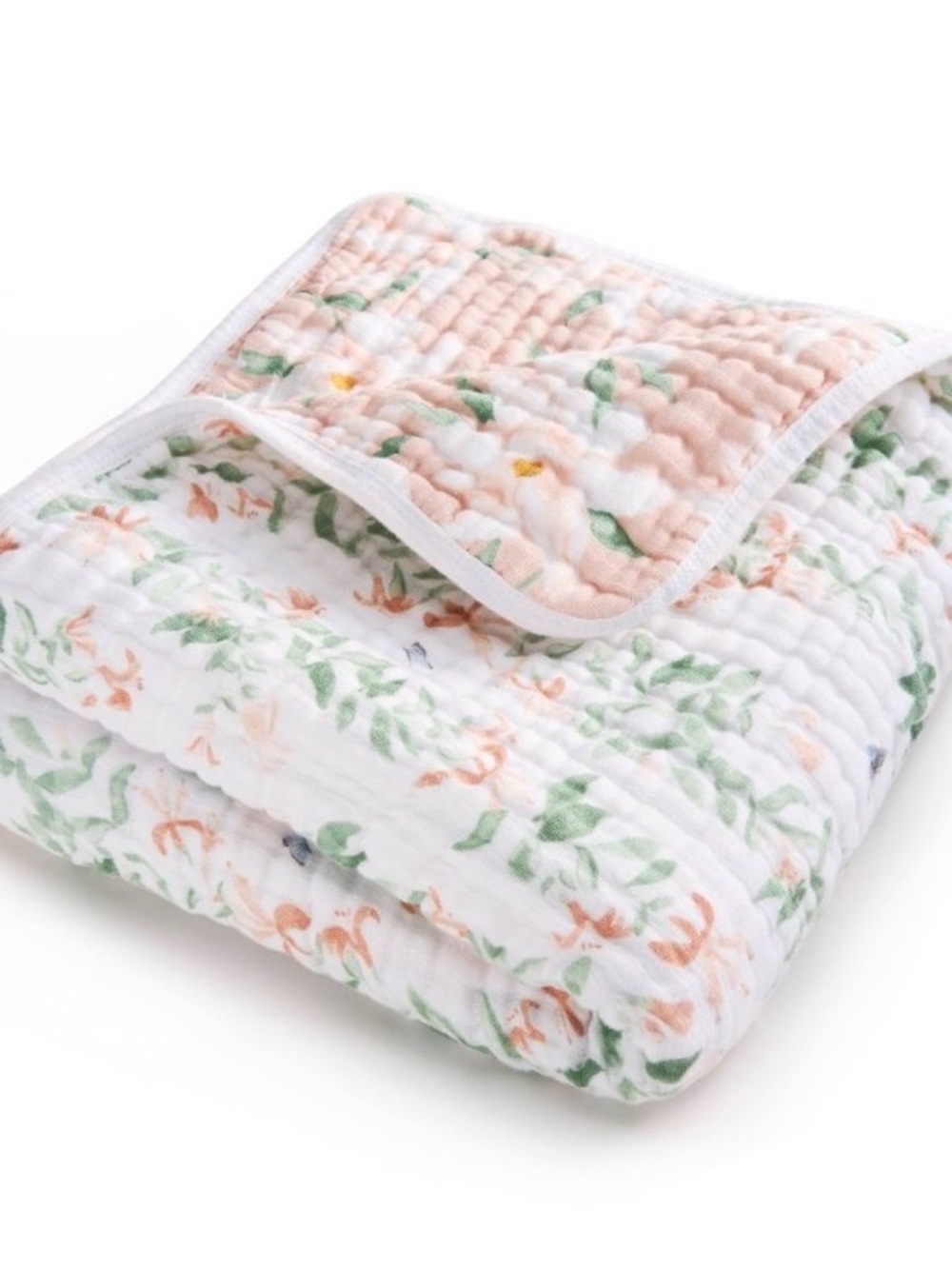 NWT- Aden + Anias Essentials Cotton Muslin Baby Blanket- Butterfly Garden